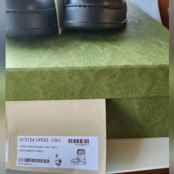 Gucci Chevron Boot With Horsebit Black Leather - Picture 5 of 7